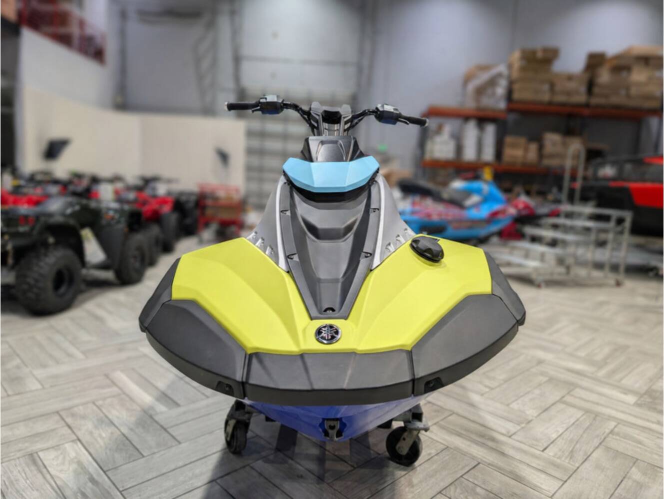 A photo of this 2026 Yamaha Waverunners JetBlaster PRO 2-Up