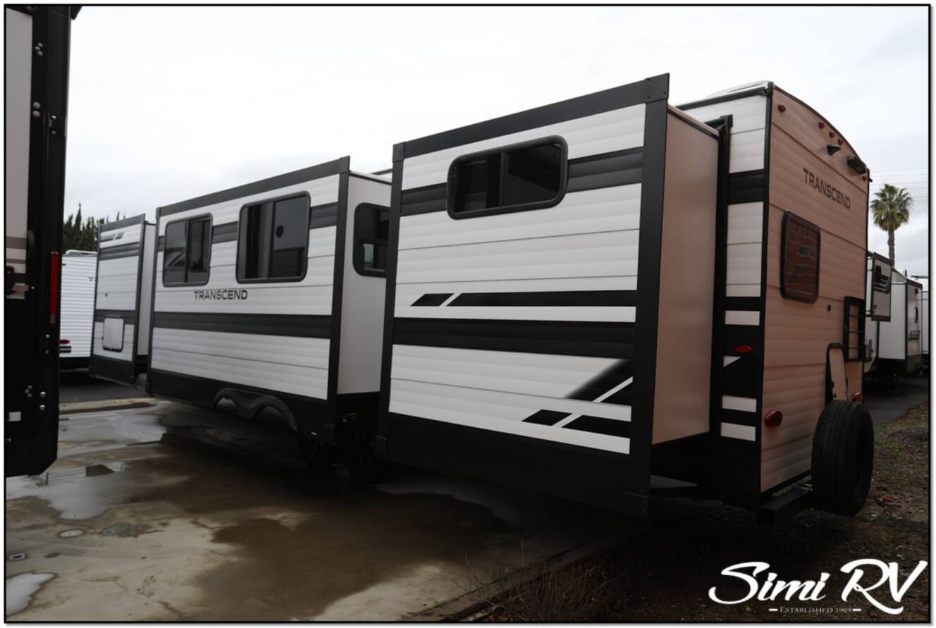 A photo of this 2026 Grand Design Transcend 335BHT