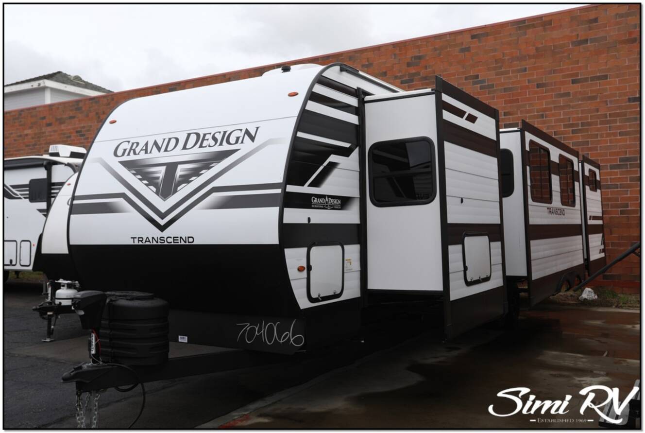 A photo of this 2026 Grand Design Transcend 335BHT