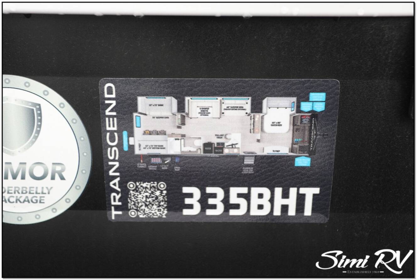 A photo of this 2026 Grand Design Transcend 335BHT