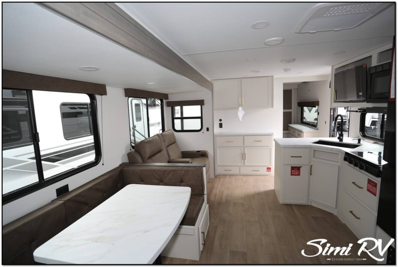A photo of this 2026 Grand Design Transcend 335BHT
