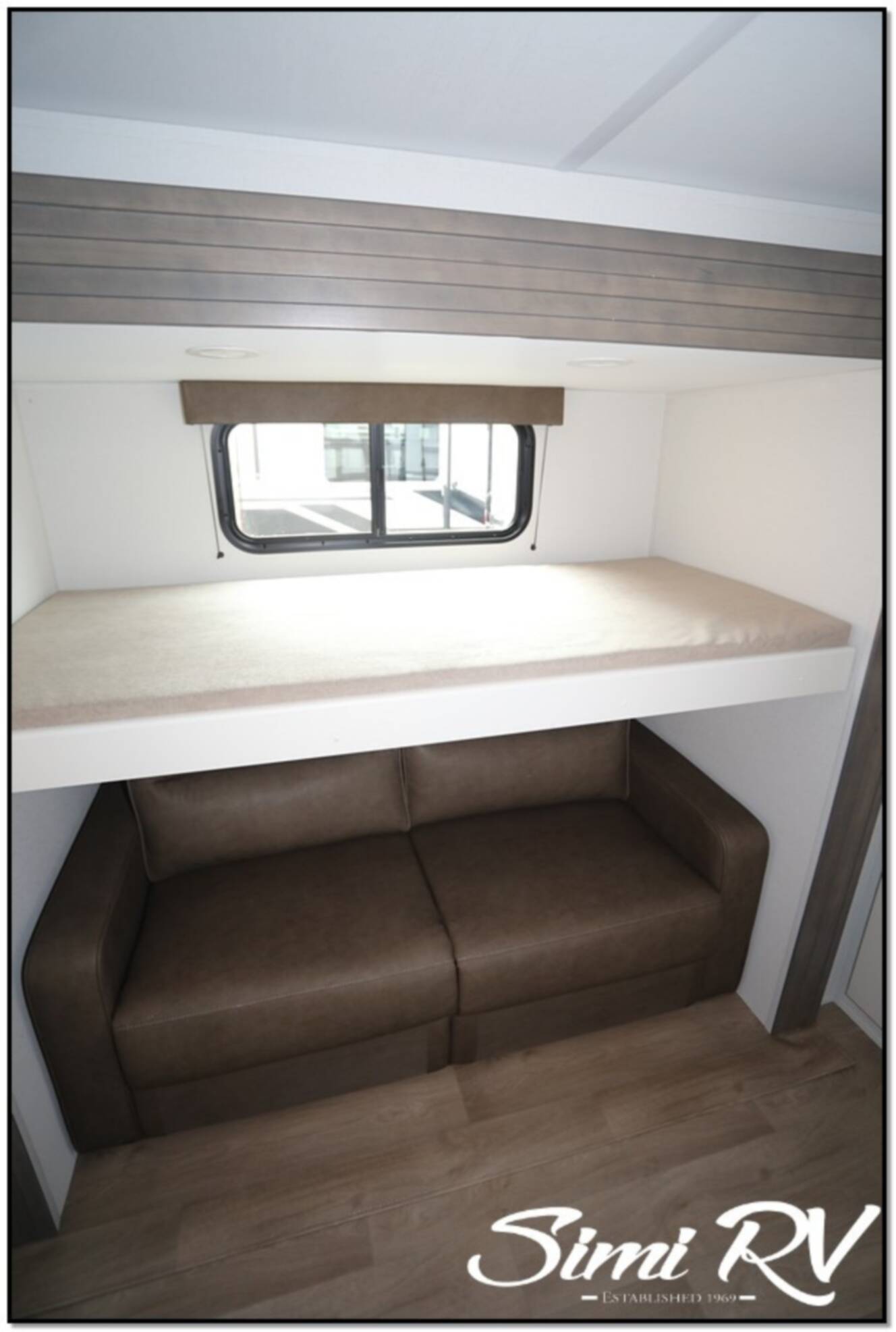 A photo of this 2026 Grand Design Transcend 335BHT
