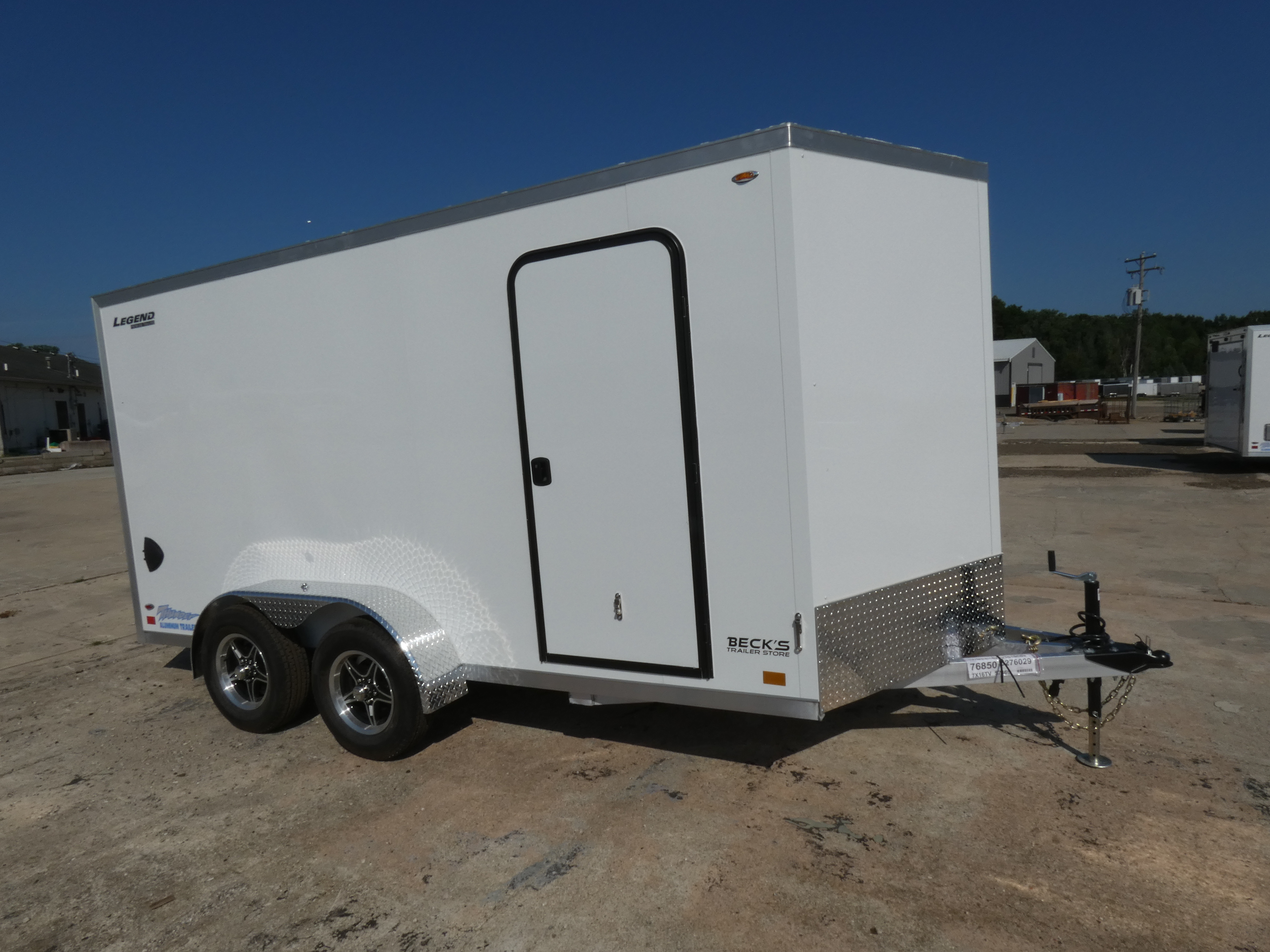 2027 Legend Trailers Thunder V-nose 7' x 16' Aluminum Enclosed Cargo Trailer in Saint Johns, MI