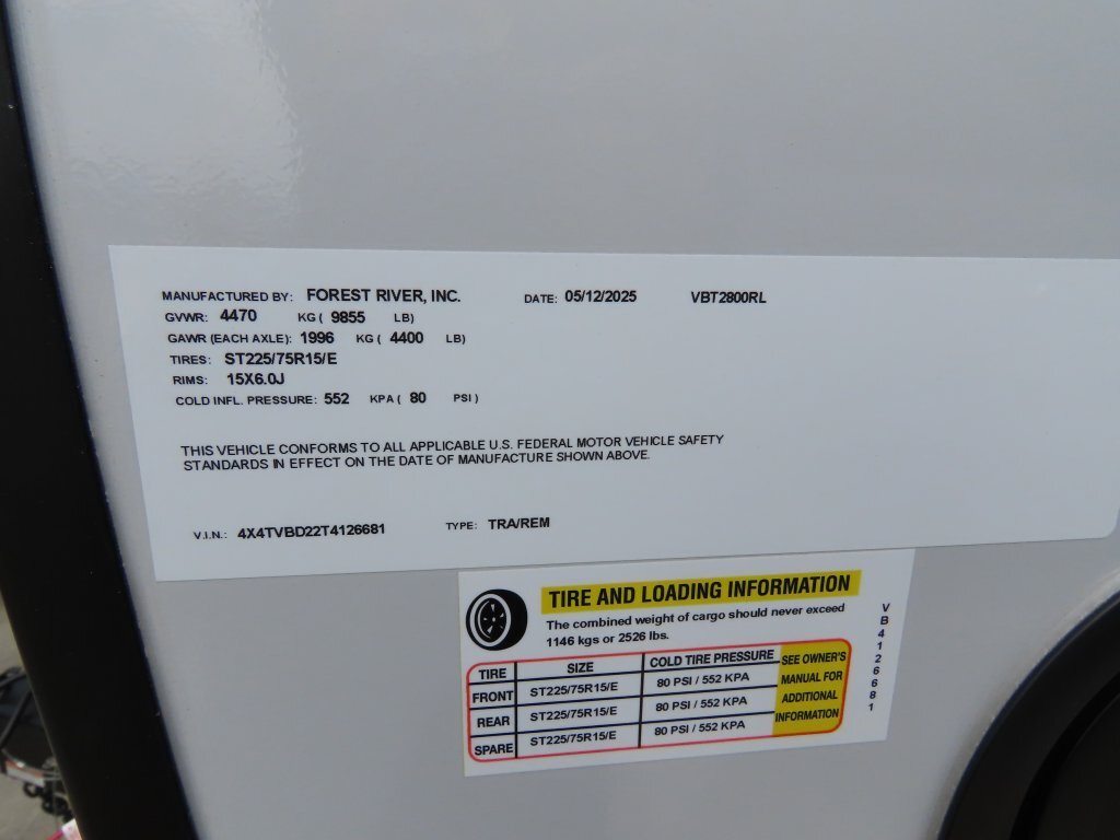 2026 Forest River Vibe 2800RL in spring TX