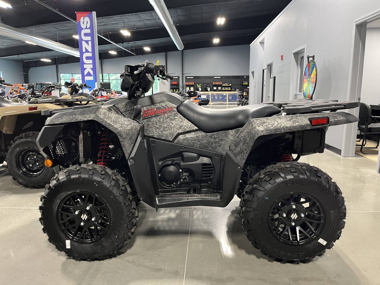 A photo of this 2026 Suzuki KingQuad 500AXi Power Steering SE 