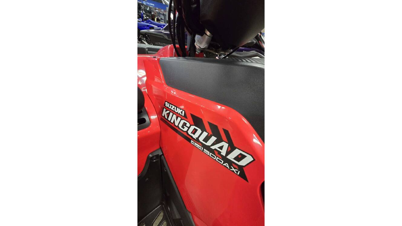 A photo of this 2026 Suzuki KingQuad 500 AXi Power Steering