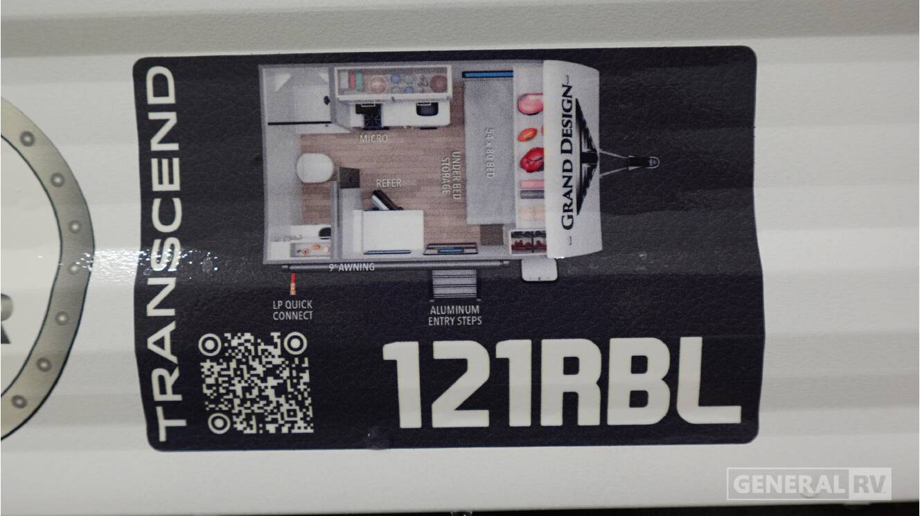 A photo of this 2027 Grand Design TRANSCEND LITE 121RBL