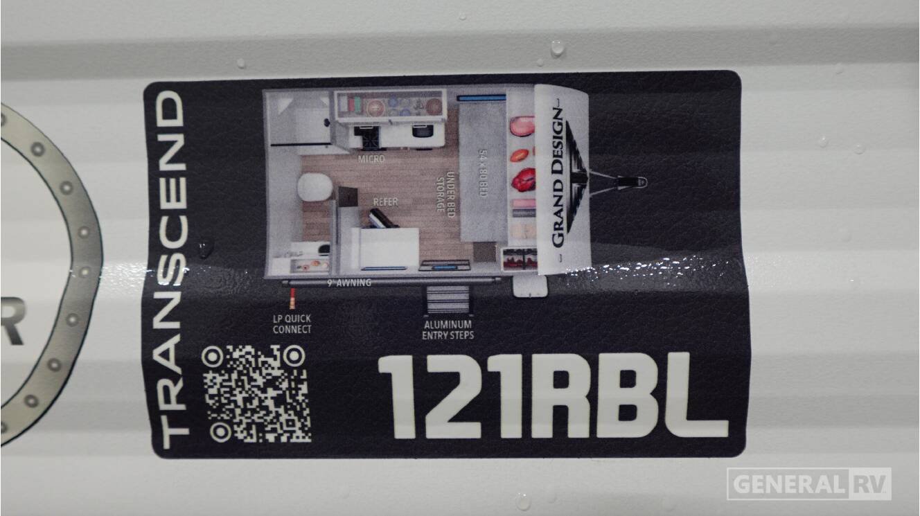 A photo of this 2027 Grand Design Transcend Lite 121RBL