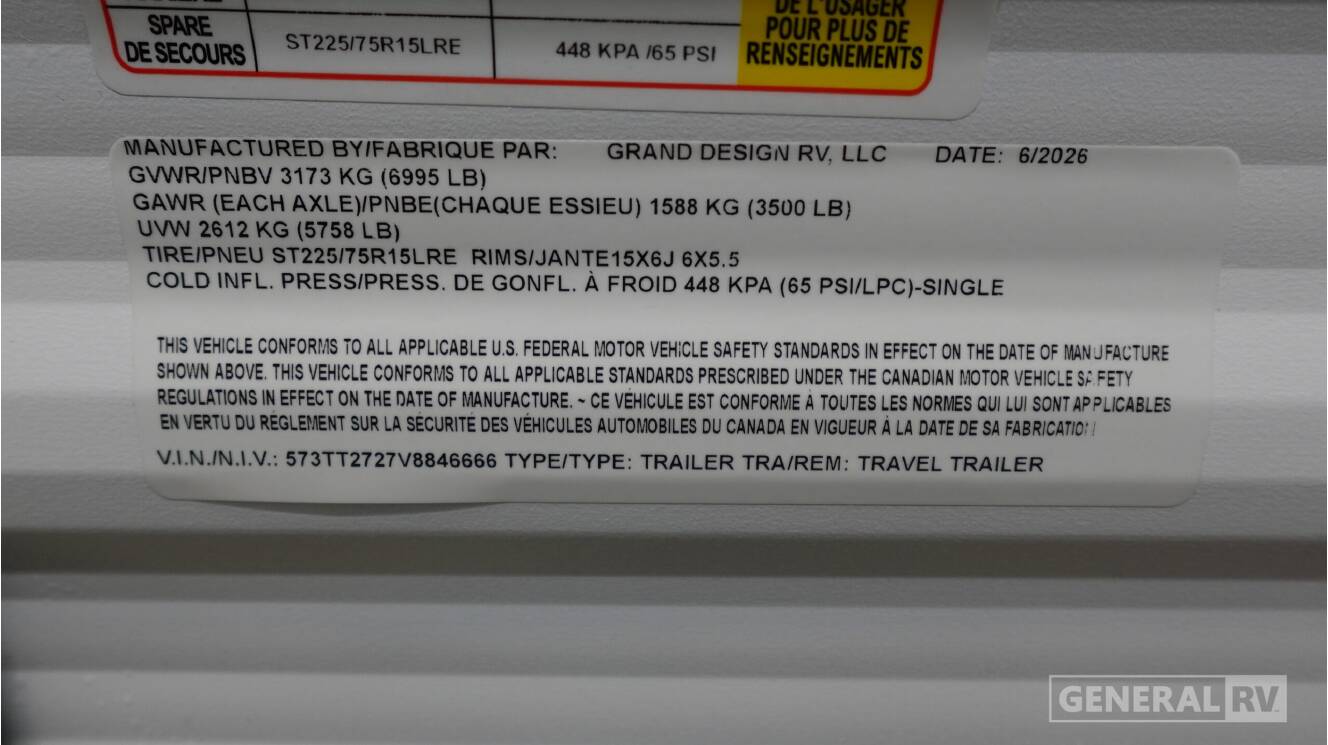 A photo of this 2027 Grand Design TRANSCEND-X 23BHX
