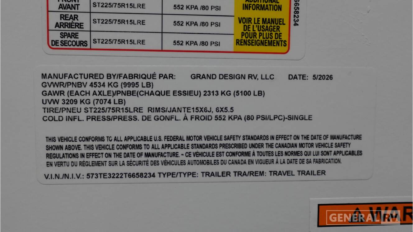 A photo of this 2026 Grand Design IMAGINE 2700BS