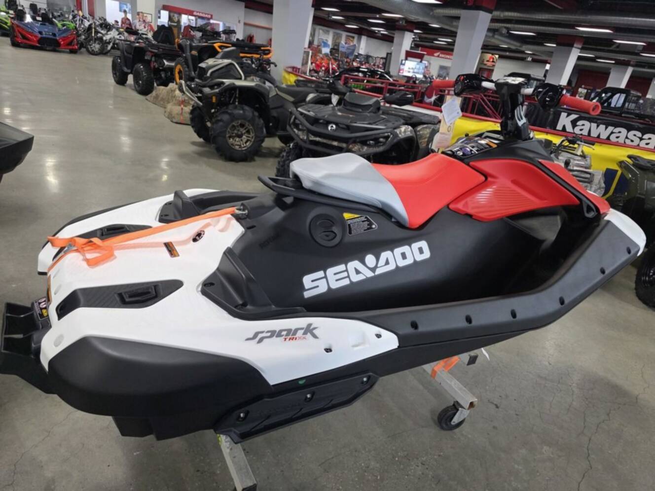 A photo of this 2026 Sea-Doo Spark Trixx for 1 Rotax® 900 ACE - 90 iBR and Au