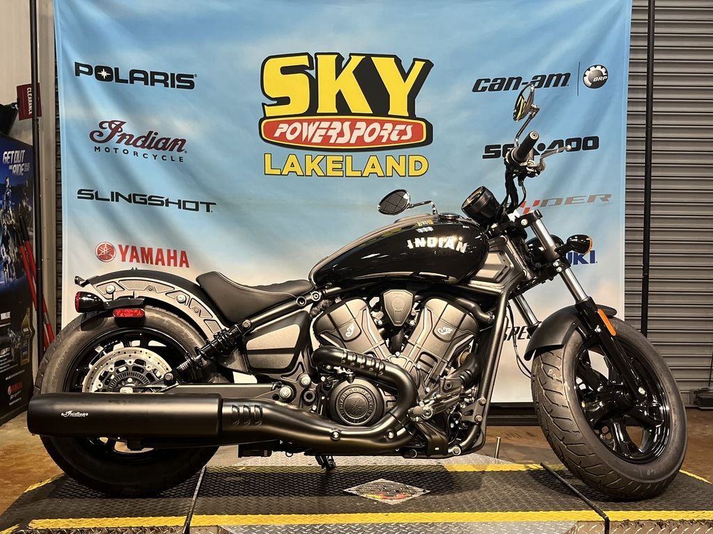 2026 Indian Motorcycle® Scout® Sixty Bobber Black Metallic BOBBER SIXTY in Lakeland, FL