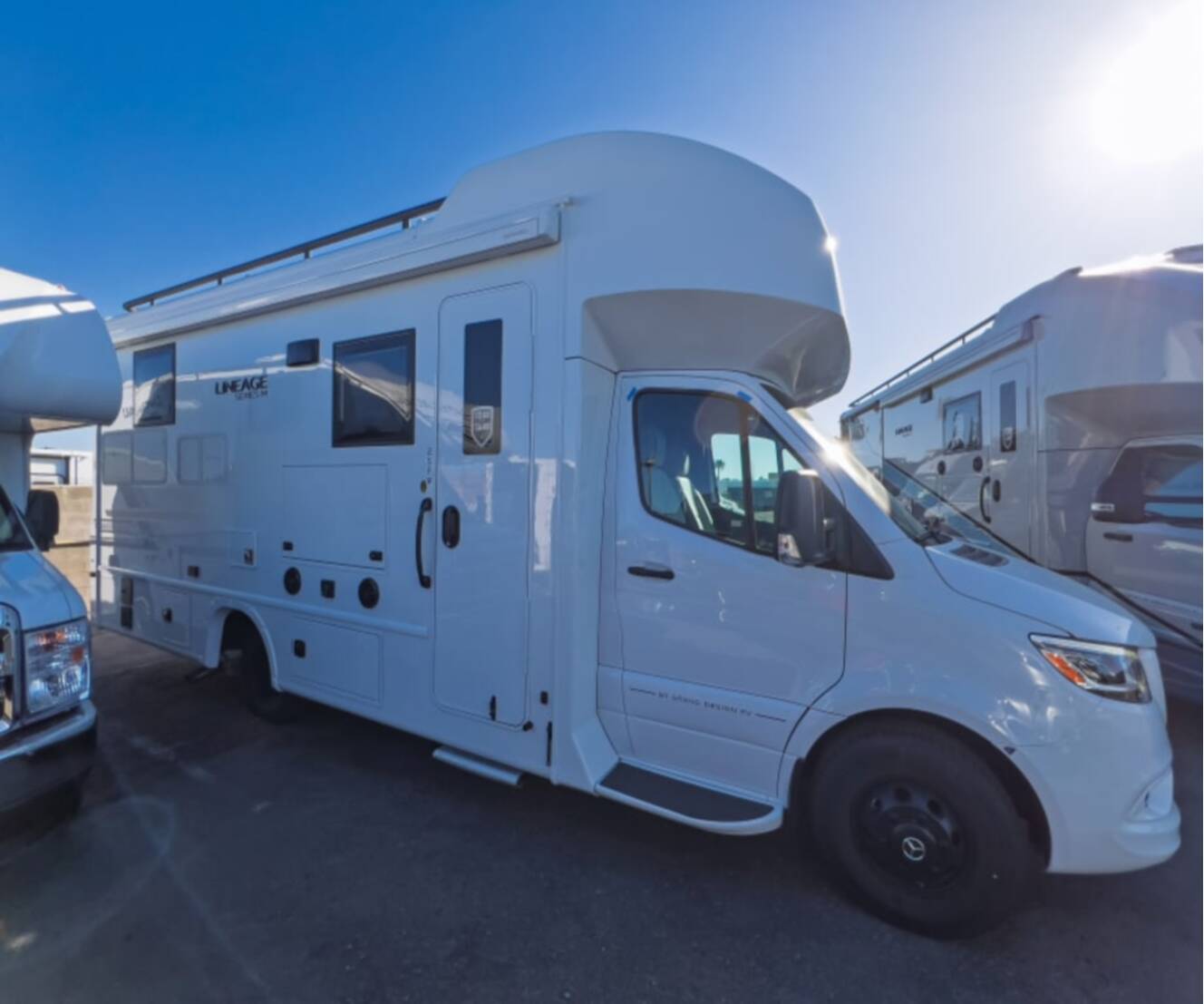 A photo of this 2027 Grand Design LINEAGE SERIES M 25FW-FBP