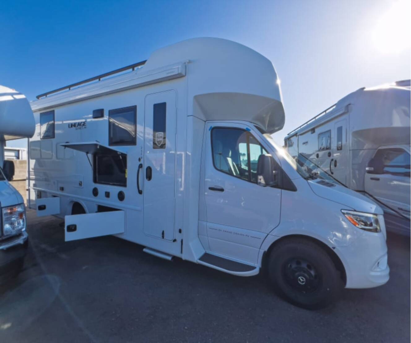 A photo of this 2027 Grand Design LINEAGE SERIES M 25FW-FBP