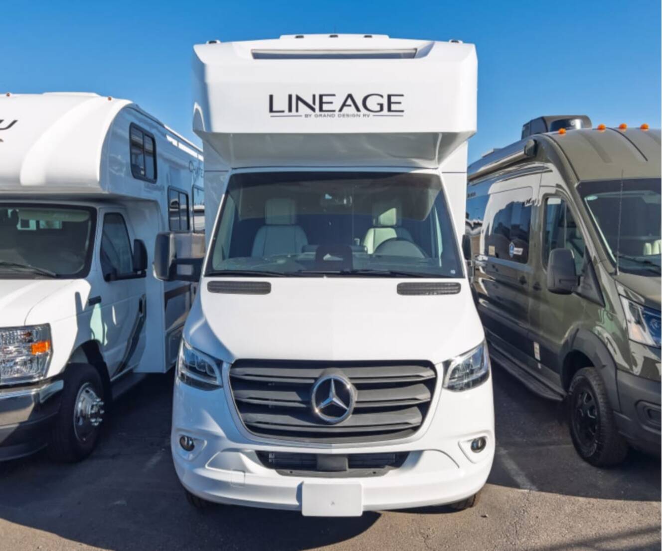 A photo of this 2027 Grand Design LINEAGE SERIES M 25FW-FBP