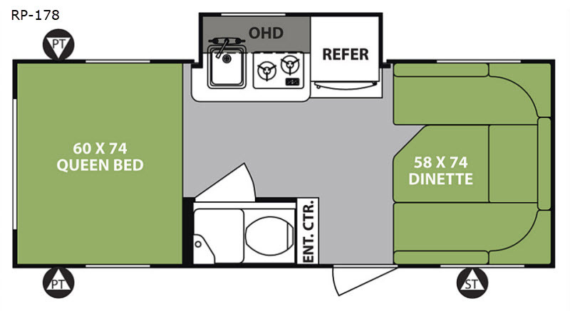 2018 Forest River Rv R Pod RP-178 in egg harbor city NJ