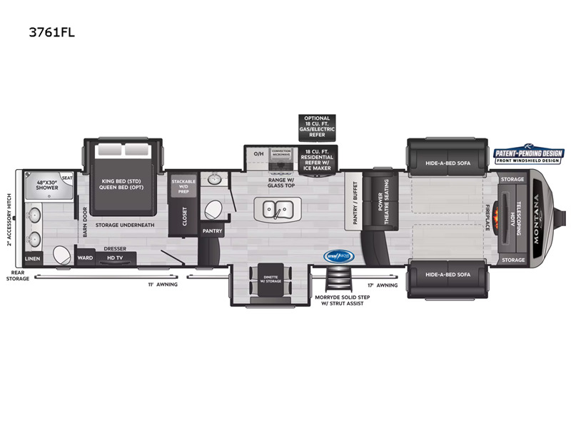 2022 Keystone Rv Montana 3761FL in willis TX