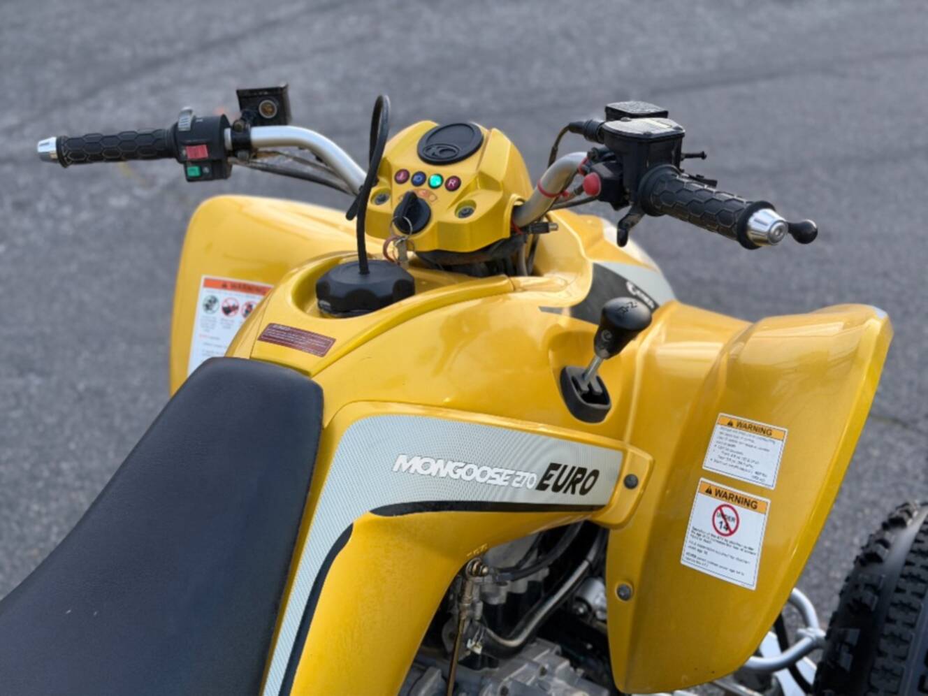 A photo of this 2019 Kymco Mongoose 270 Euro