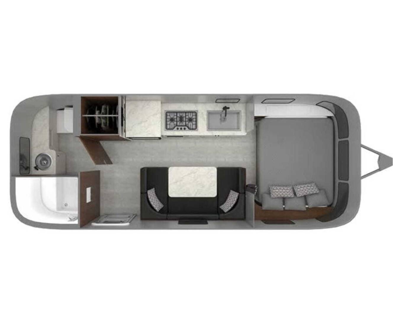 A photo of this 2023 Airstream Caravel 22FB