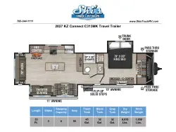 2027 KZ RV Connect C313MK