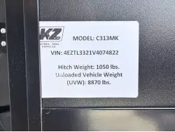 2027 KZ RV Connect C313MK