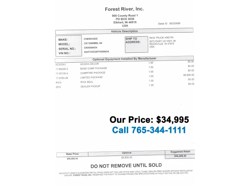 2026 Forest River Grey Wolf Black Label 29NMBL