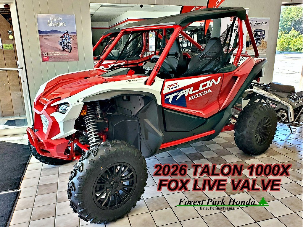 2026 Honda Talon 1000X FOX Live Valve in erie PA