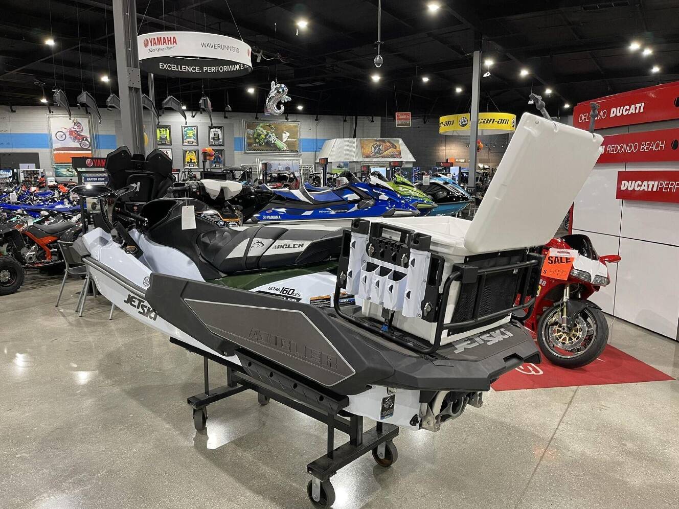 A photo of this 2025 Kawasaki JET SKI ULTRA 160LX-S ANGLER
