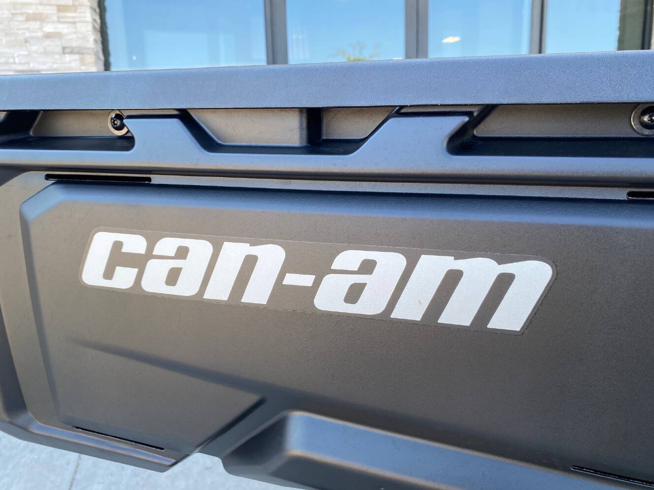 A photo of this 2027 Can-Am Defender MAX DPS CAB HD10 Dolomite Grey