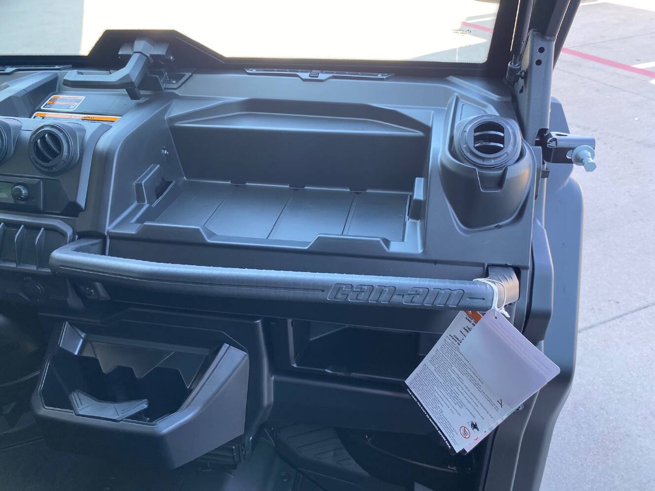 A photo of this 2027 Can-Am Defender MAX DPS CAB HD10 Dolomite Grey