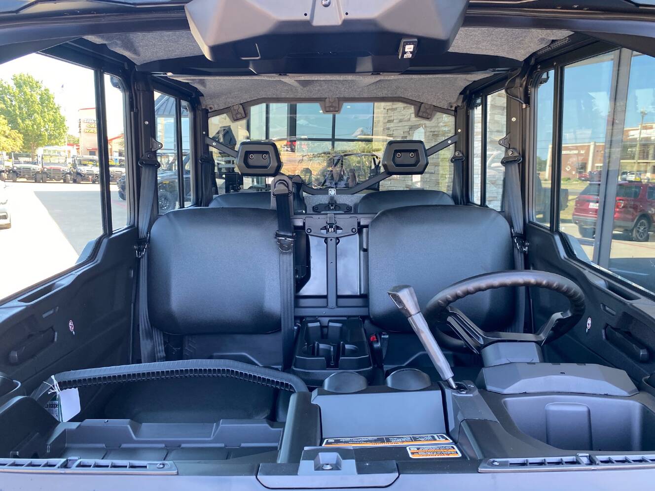 A photo of this 2027 Can-Am Defender MAX DPS CAB HD10 Dolomite Grey