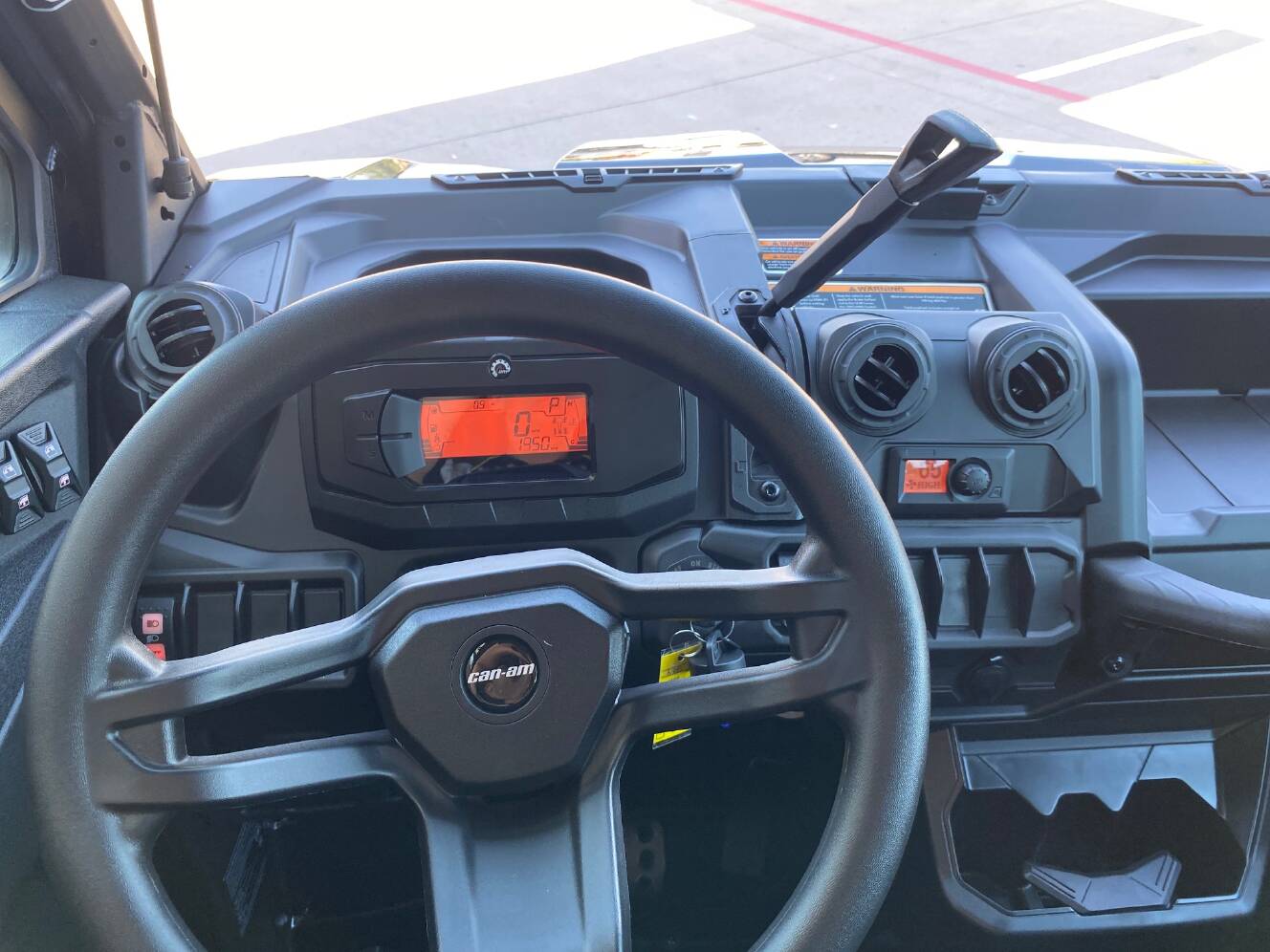 A photo of this 2027 Can-Am Defender MAX DPS CAB HD10 Dolomite Grey