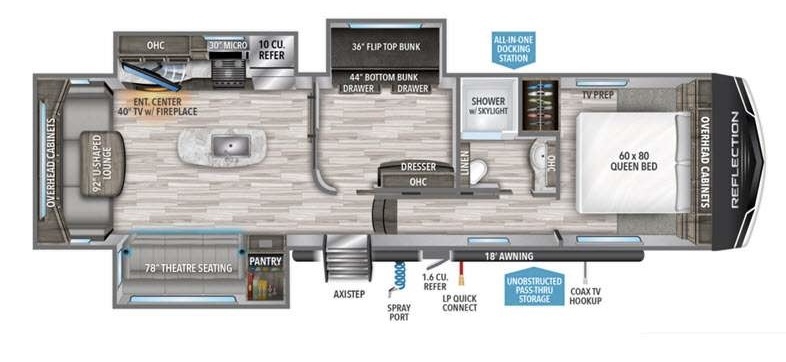 2020 Grand Design REFLECTION 31MB RV