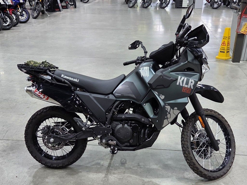 2025 Kawasaki KLR650 Metallic Matte Old School Green ABS ABS in Buford, GA