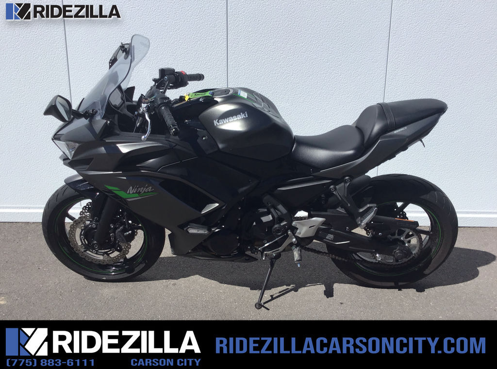 2024 Kawasaki Ninja® 650 Metallic Matte Graphenesteel Gray/Ebony BASE in Carson City, NV