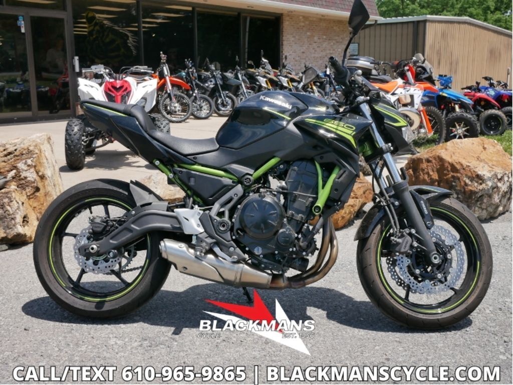 2020 Kawasaki Z650 ABS Metallic Black/Metallic Flat Spark Black 650 ABS in Emmaus, PA