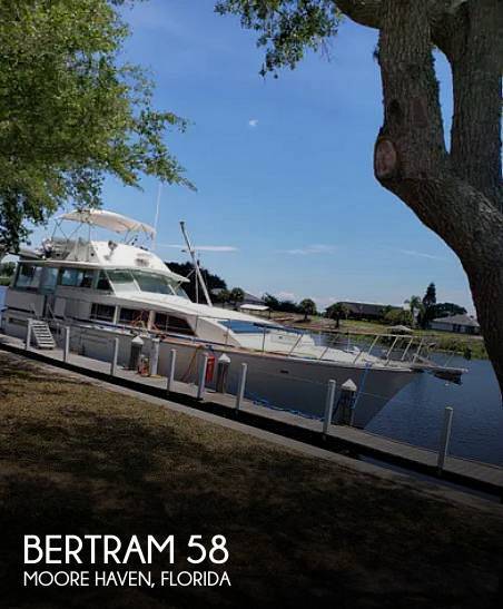 1985 Bertram Flybridge 58 in moore haven FL