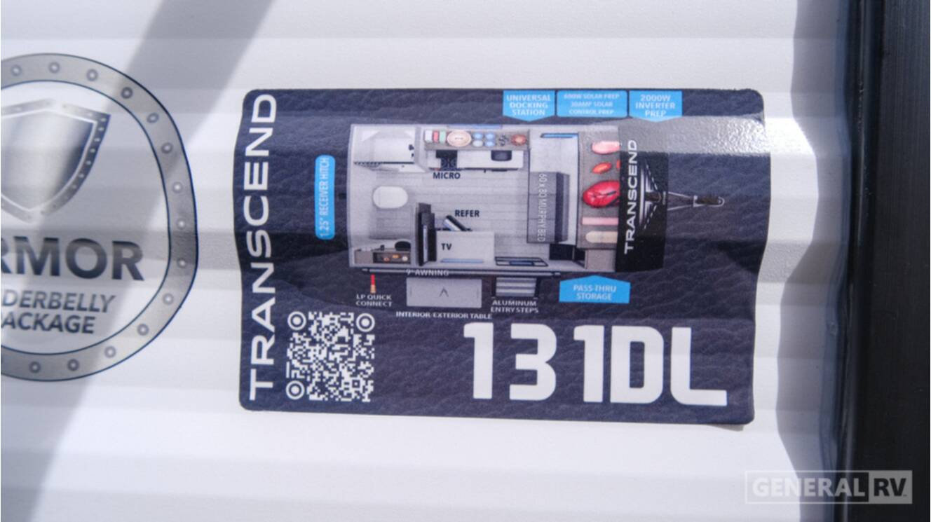 A photo of this 2026 Grand Design TRANSCEND ONE 131DL