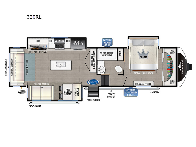 2023 East To West Tandara 320RL in toms river NJ