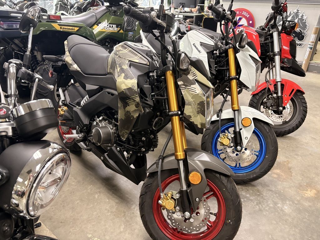 2025 Kawasaki Z125 PRO Cypher Camo Beige BASE in Toccoa, GA