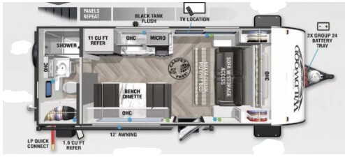 2020 Forest River Wildwood Fsx 167RBX in boutte LA