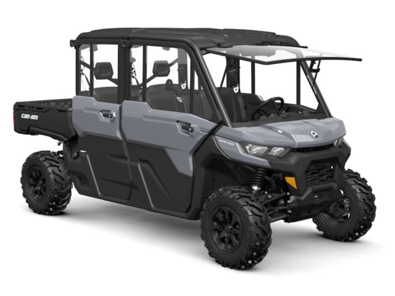 A photo of this 2027 Can-Am Defender MAX DPS CAB HD10 Dolomite Grey