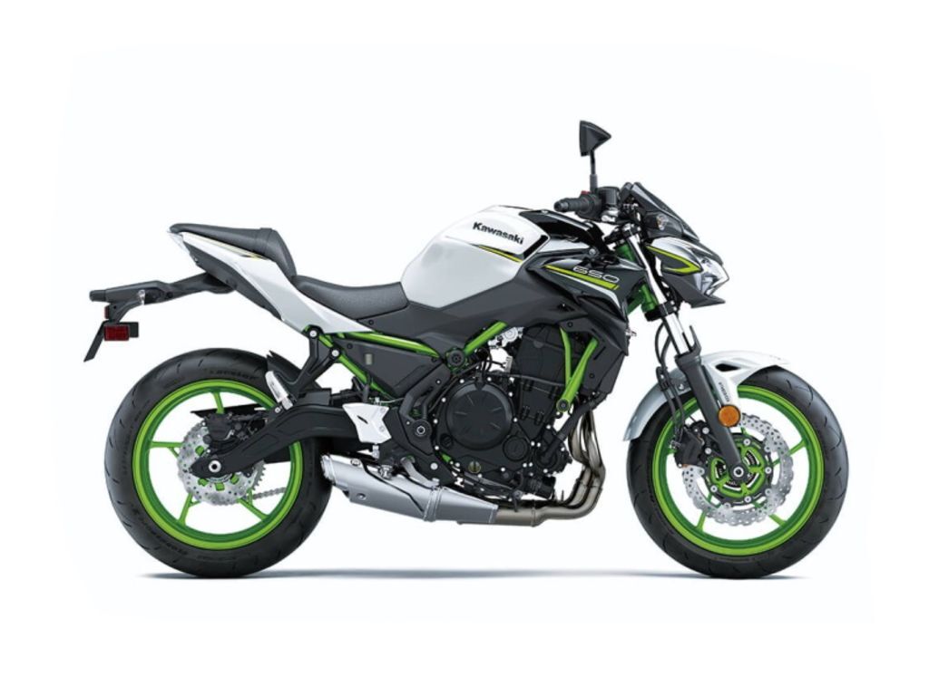 2021 Kawasaki Z650 ABS Pearl Blizzard White/Metallic Spark Black in tigard OR