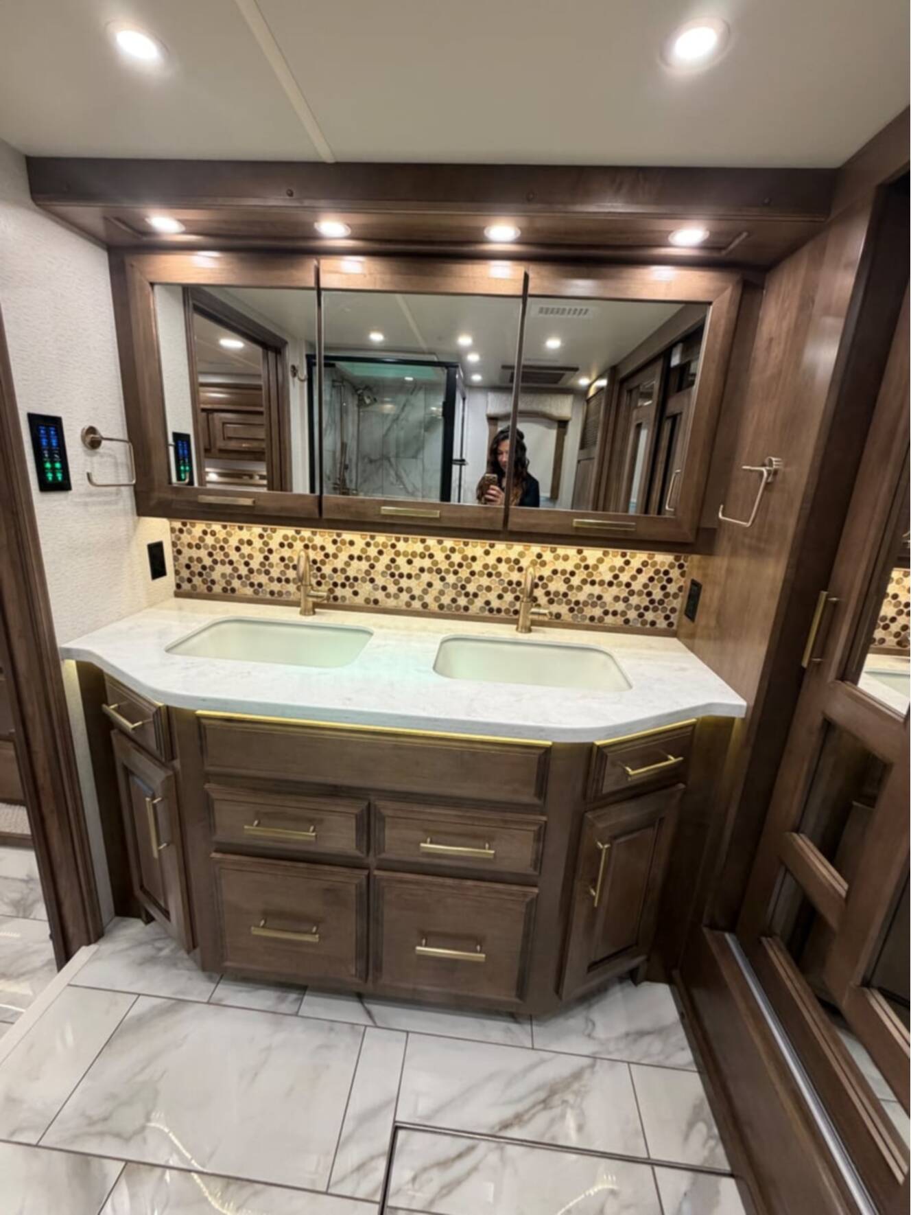 A photo of this 2022 Entegra Coach Cornerstone 45B