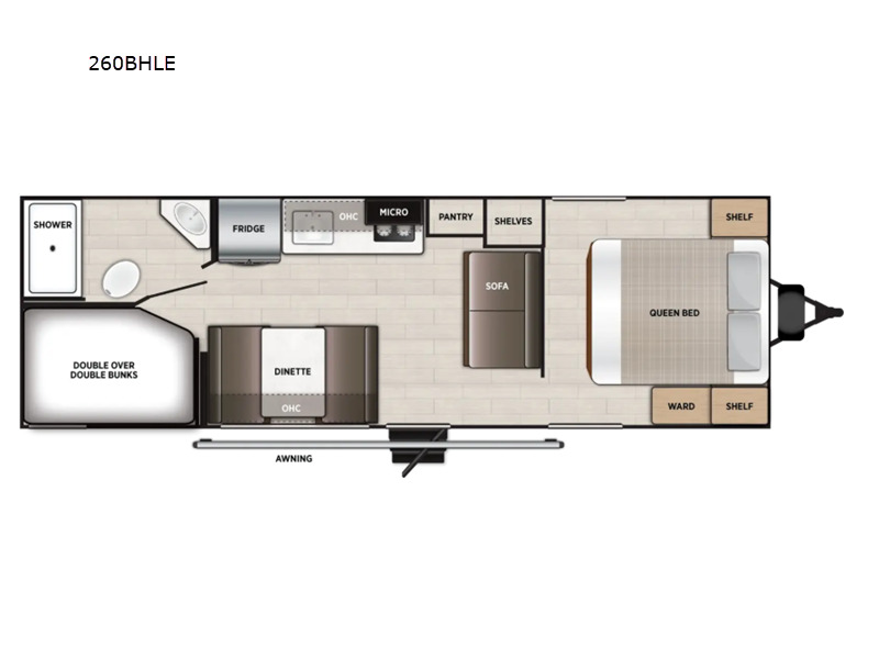 2027 Forest River Rv Wildwood FSX 260BHLE in batesville IN