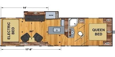 2019 Eclipse Recreational Vehicles ATTITUDE WIDE LITE 2814SS in yadkinville NC