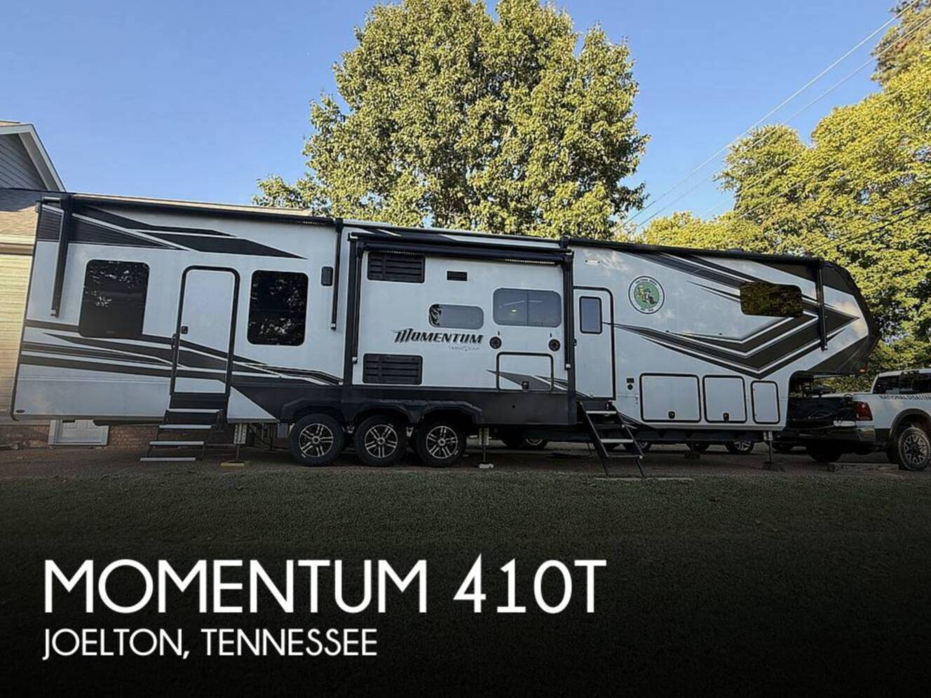 A photo of this 2023 Grand Design Momentum 410TH
