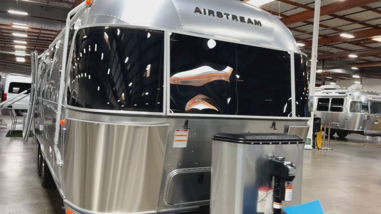 A photo of this 2027 Airstream Trade Wind 25FB