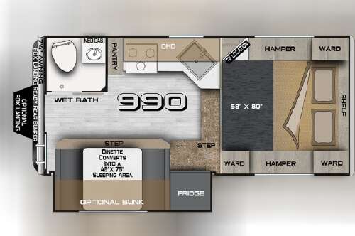 2026 Northwood Mfg. Arctic Fox 990 in evansville WY