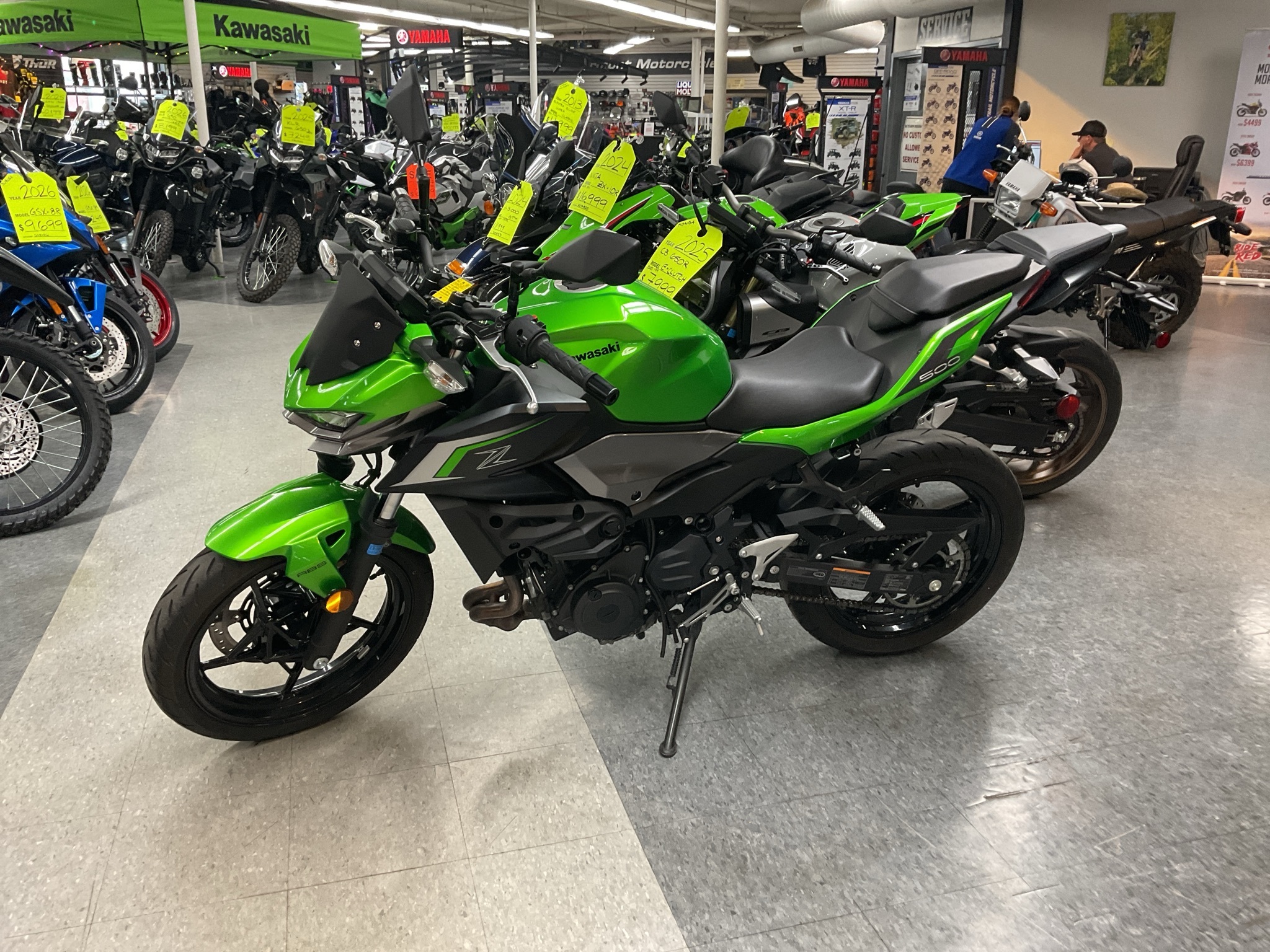 2024 Kawasaki Z500 ABS ABS in Rutland, VT